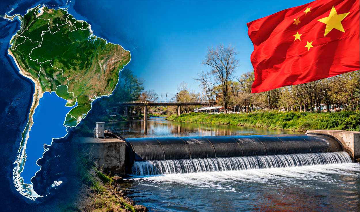 China proyecta una presa inflable en un país de América Latina para regular el nivel de un histórico río: medirá casi 43 metros de largo