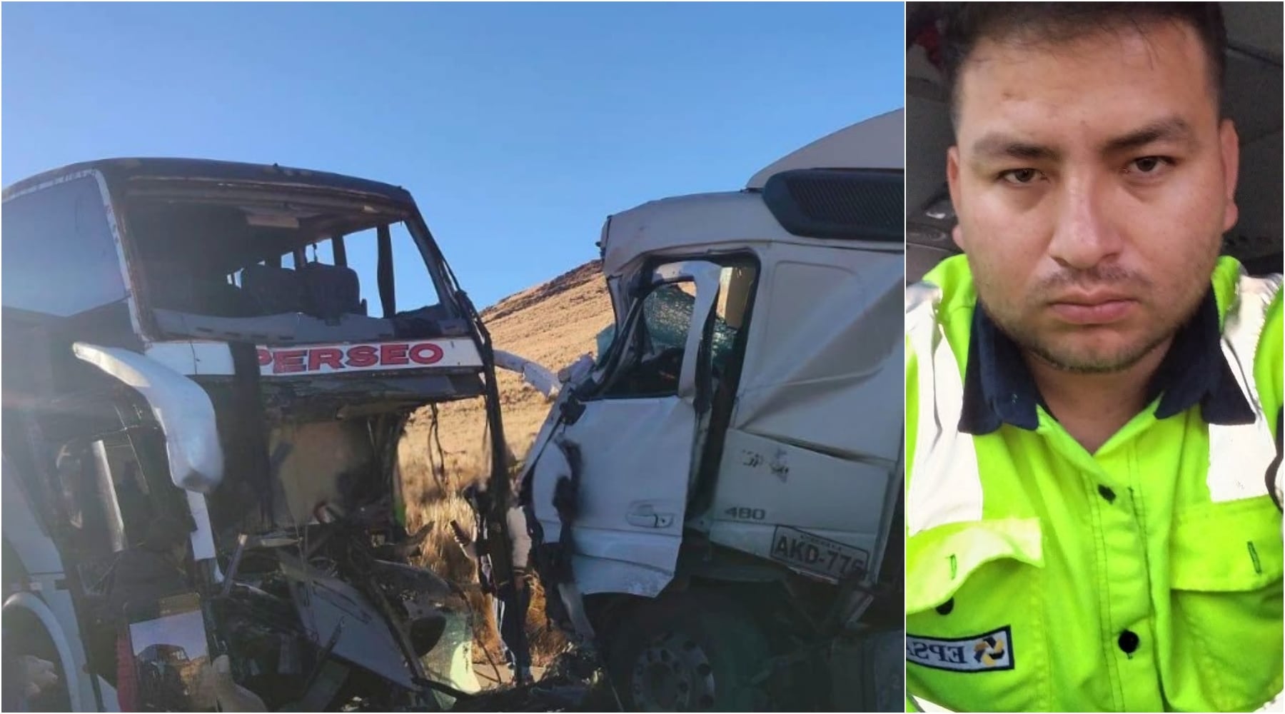 Nasca: brutal choque entre bus y tráiler deja un muerto y hasta 21 heridos en la carretera Interoceánica