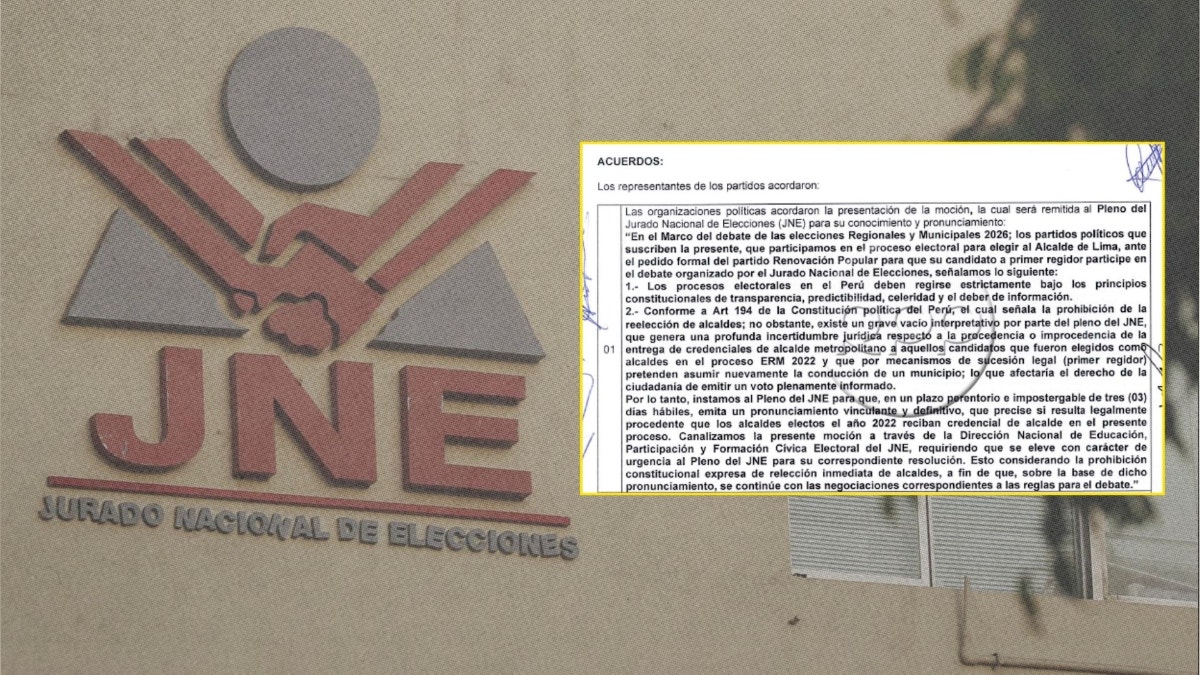 ¿Reelección encubierta?: Conozca la postura de los partidos ante el JNE por la entrega de credenciales a primeros regidores