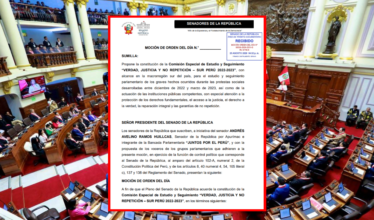 Juntos por el Perú plantea comisión de verdad y justicia para investigar las protestas del sur de 2022-2023