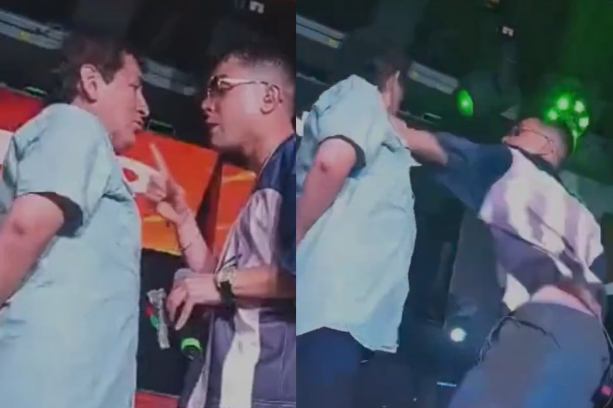 Reguetonero puertorriqueño Darkiel agarra a golpes a una persona en discoteca en Lima | VIDEO