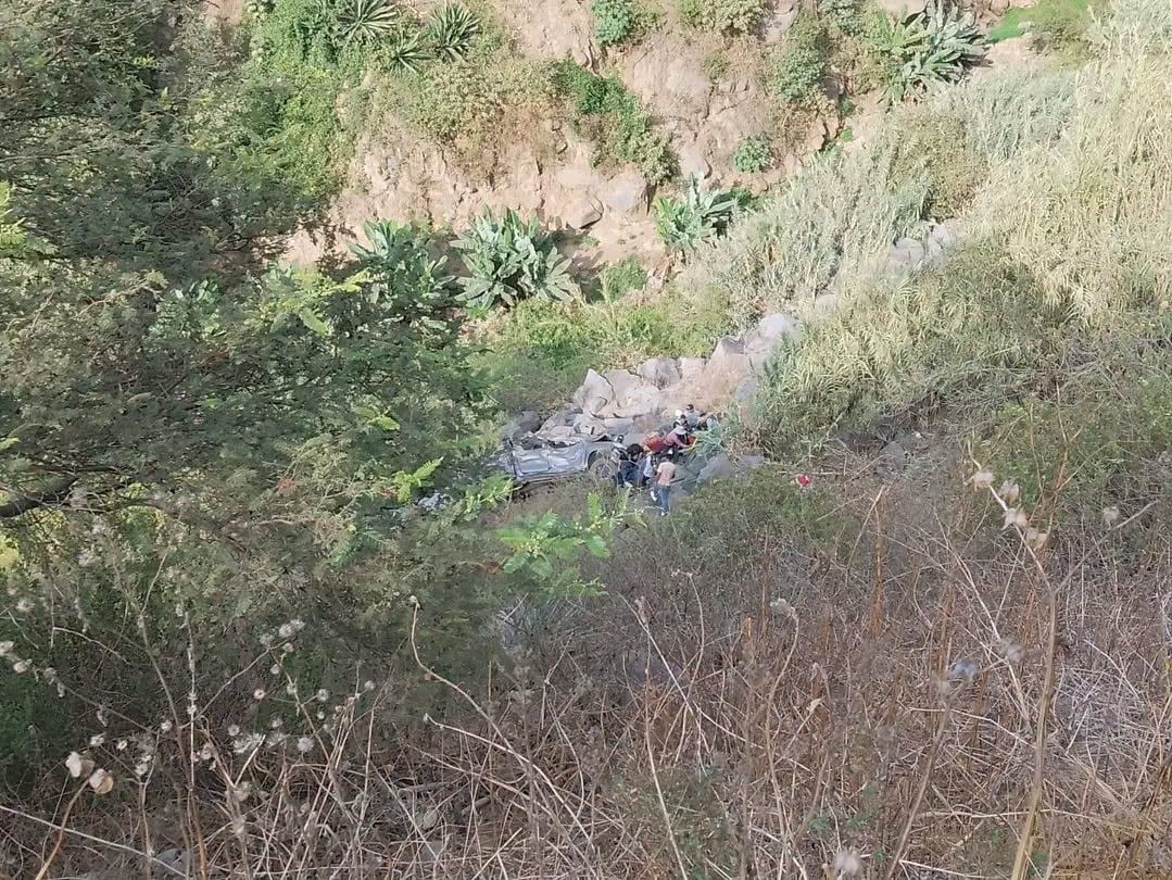 La Libertad: Camioneta se despista y cae a abismo en Otuzco