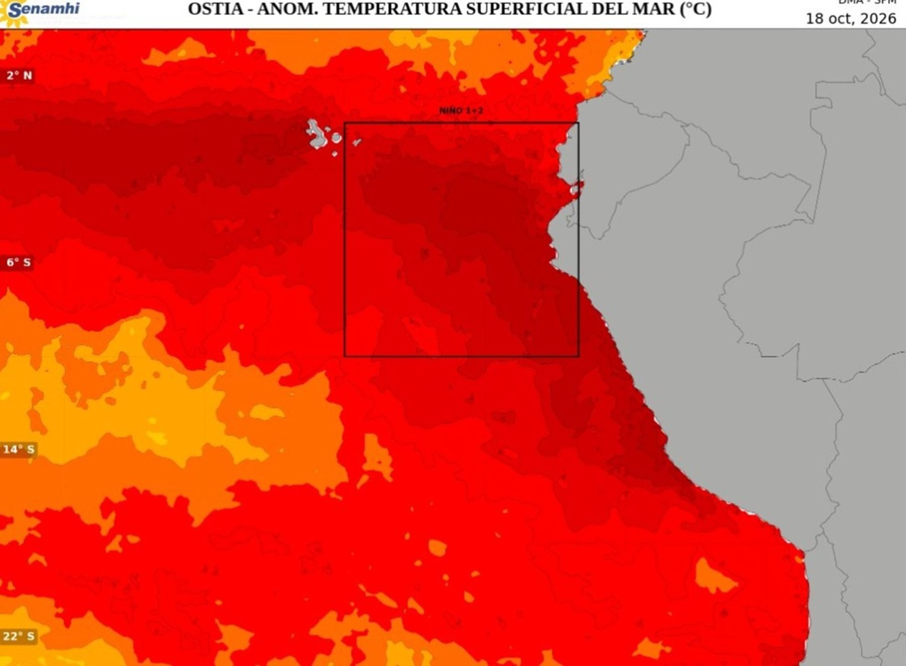 El Niño: lluvias se intensificarán desde noviembre y podrían alcanzar los 300 mm al día