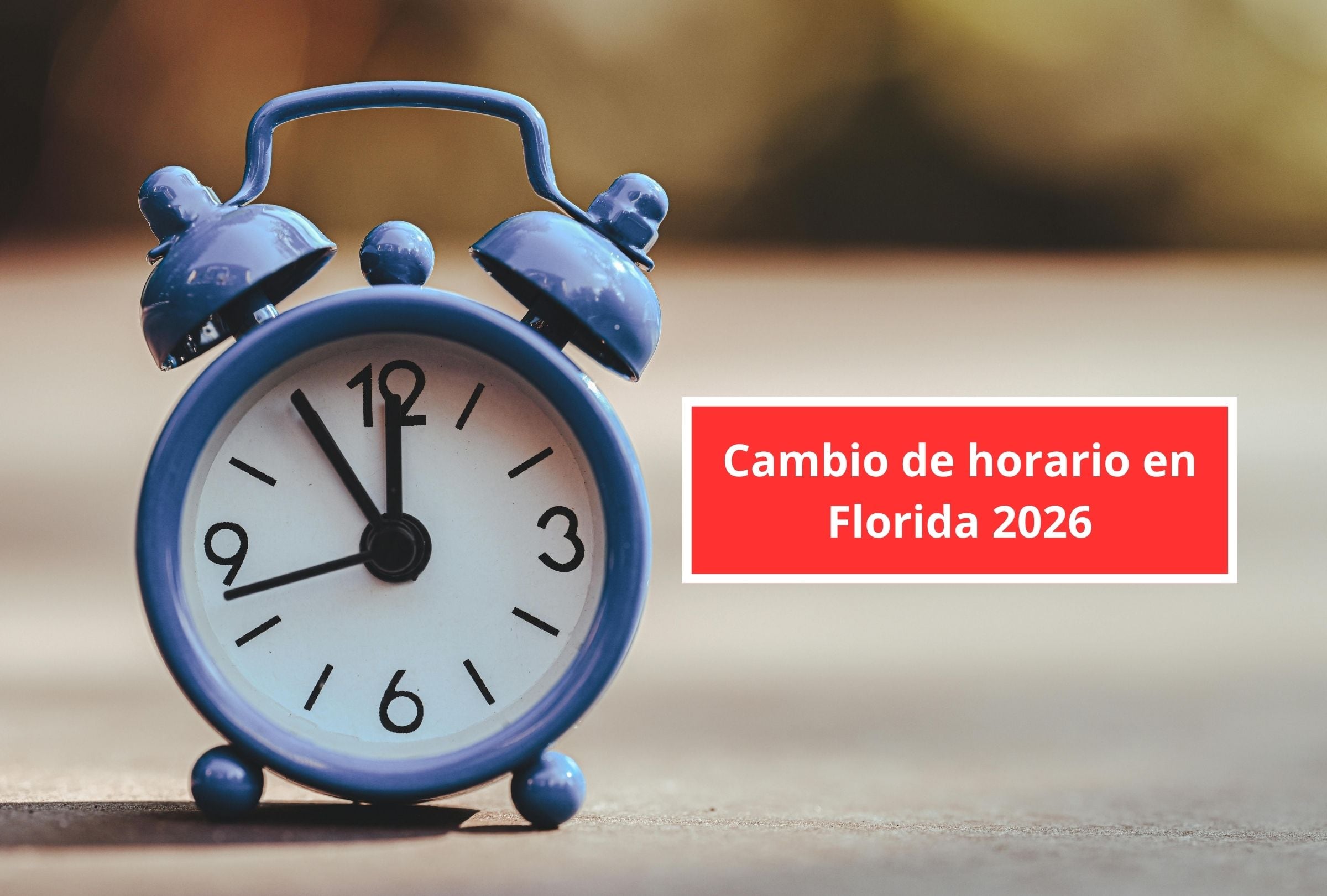 Cambio de horario en Florida 2026: fecha exacta y hora para atrasar el reloj