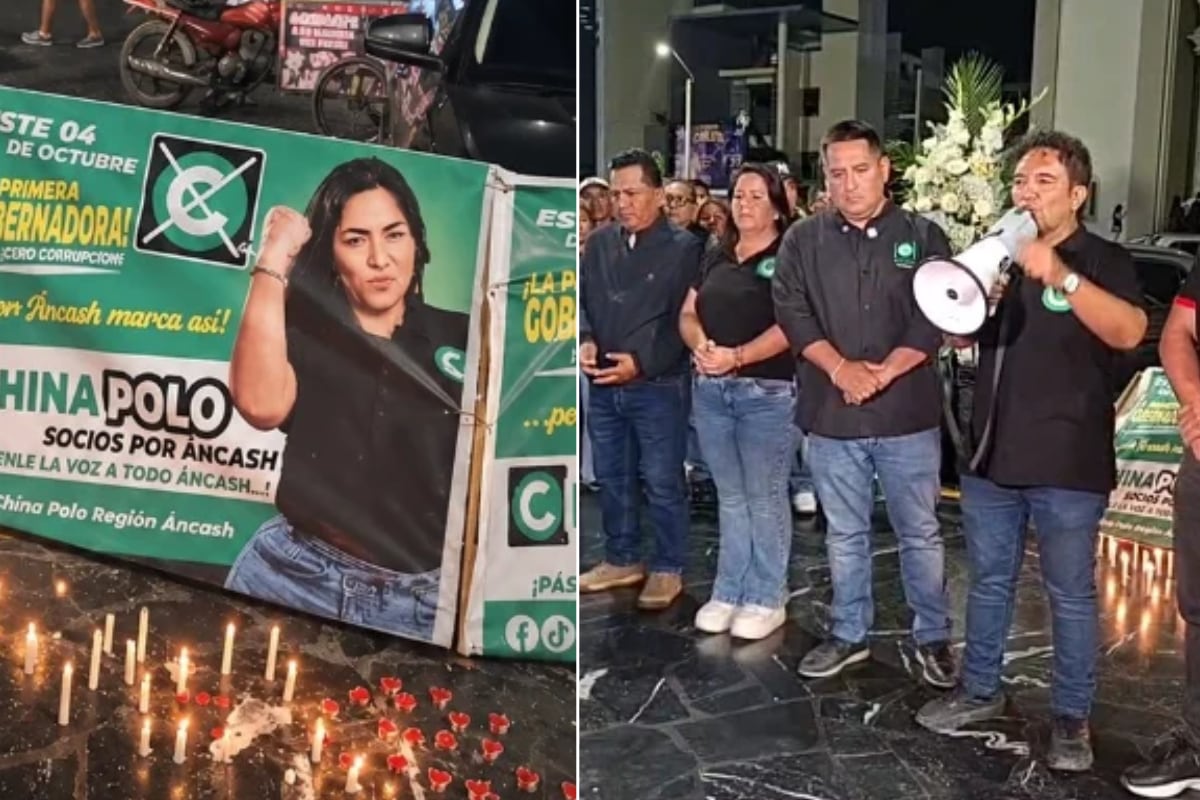 Caso ‘China Polo’: realizan vigilia por Susy Aponte tras asesinato de candidata en Caraz