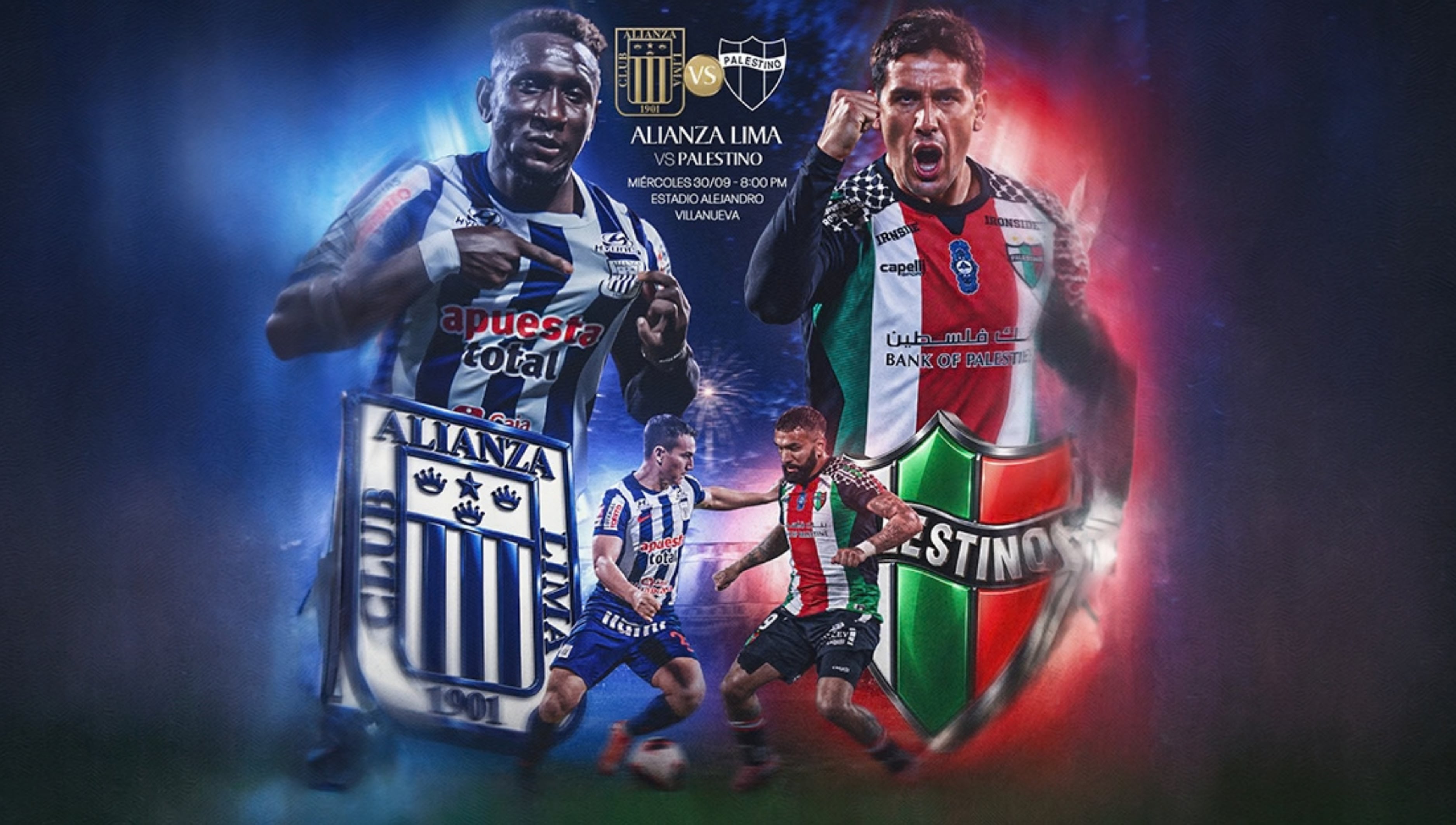 Alianza Lima enfrentará a Palestino de Chile en Matute durante la para por la fecha FIFA