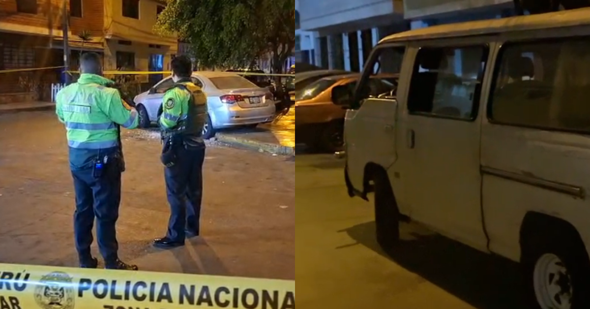 Cercado de Lima: balean a chofer de combi informal y a su hijo por no pagar cupo de S/11 diarios