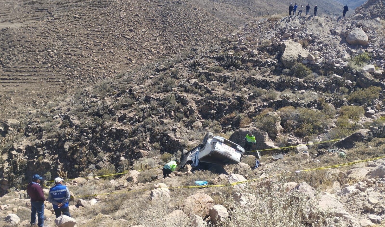 Tacna: Camioneta despista y muere pareja de esposos procedente de Puno
