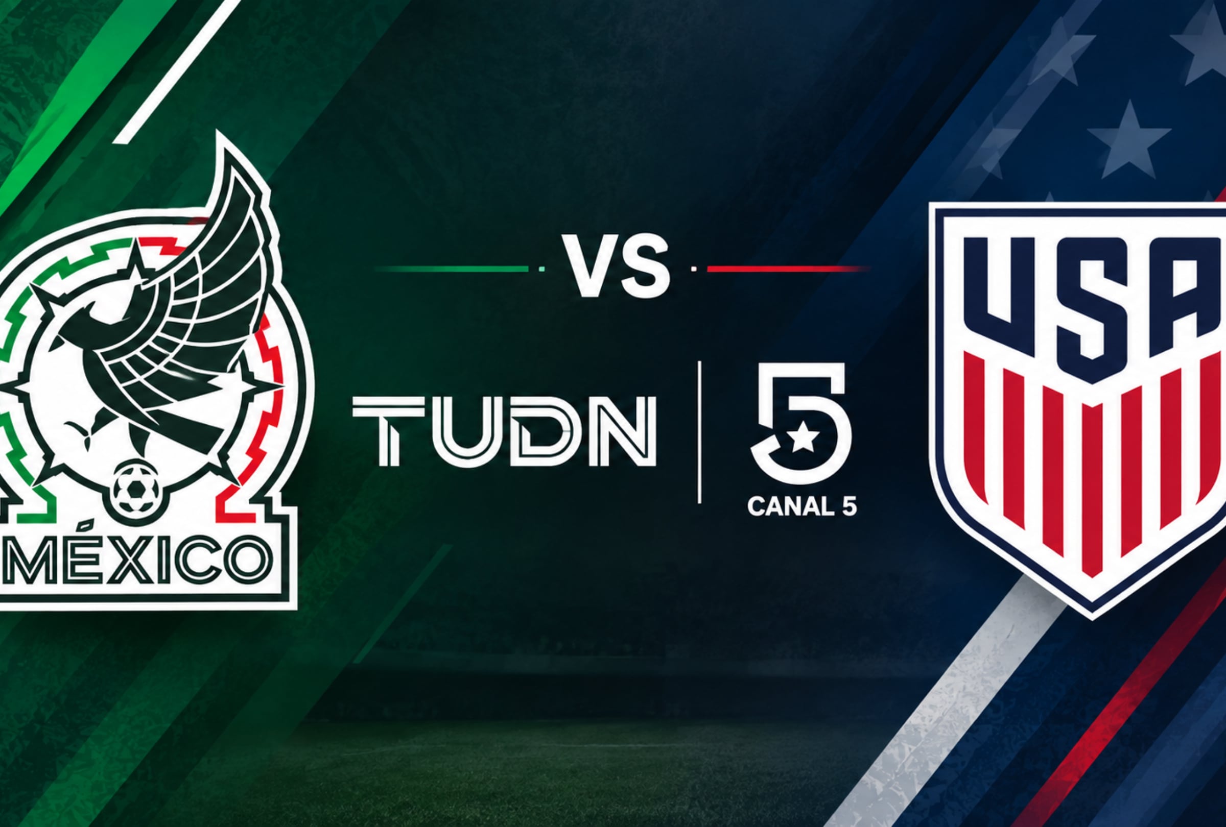 TUDN y Canal 5 televisaron el partido México vs. Estados Unidos por amistoso FIFA 2026