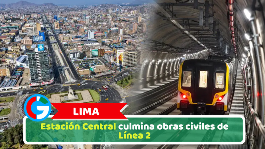 Lima: Estación Central culmina obras civiles de Línea 2