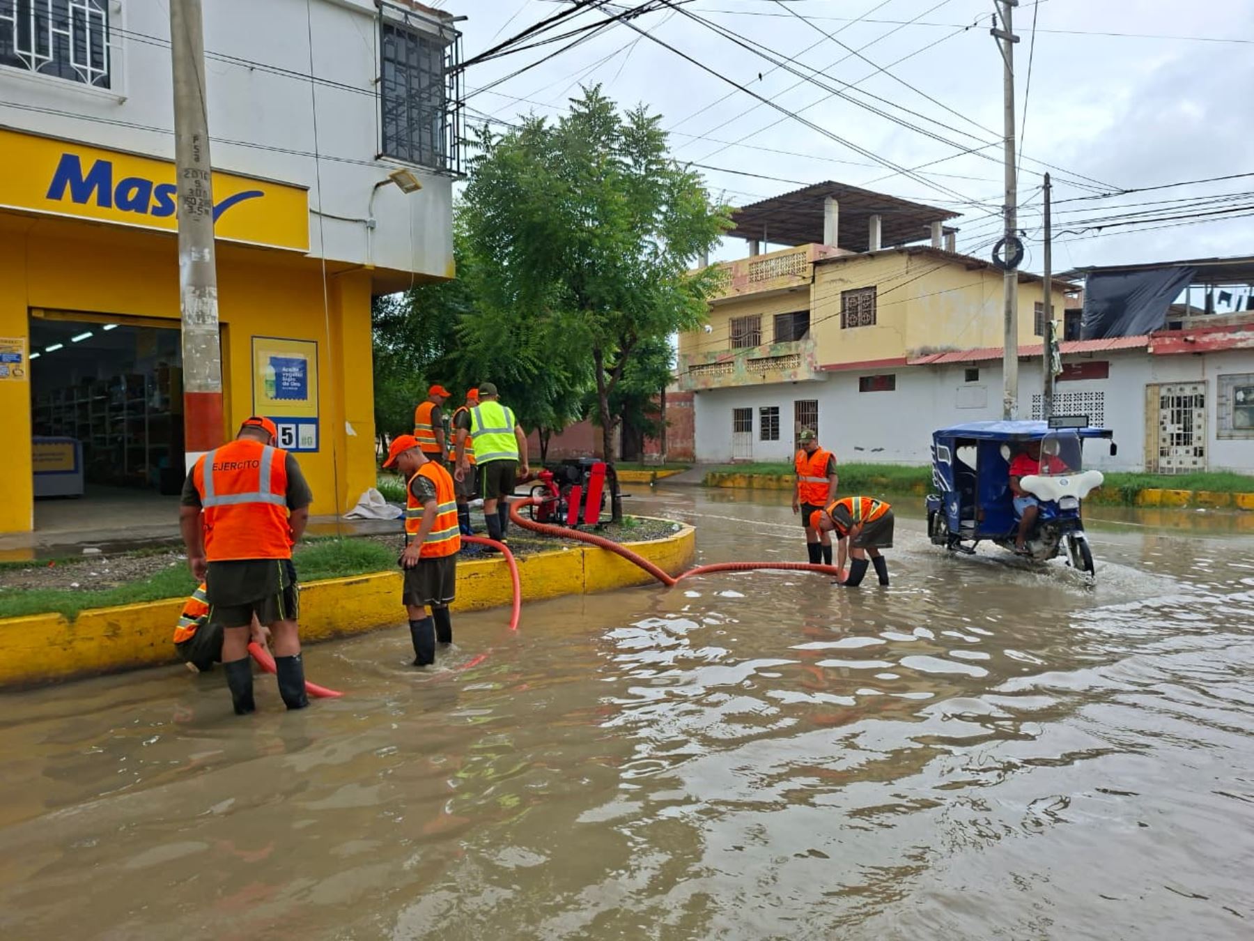 Fenómeno El Niño: lluvias intensas en la ciudad de Tumbes dejan 55 viviendas afectadas