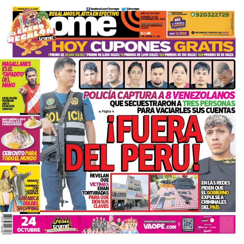 ¡FUERA DEL PERÚ!