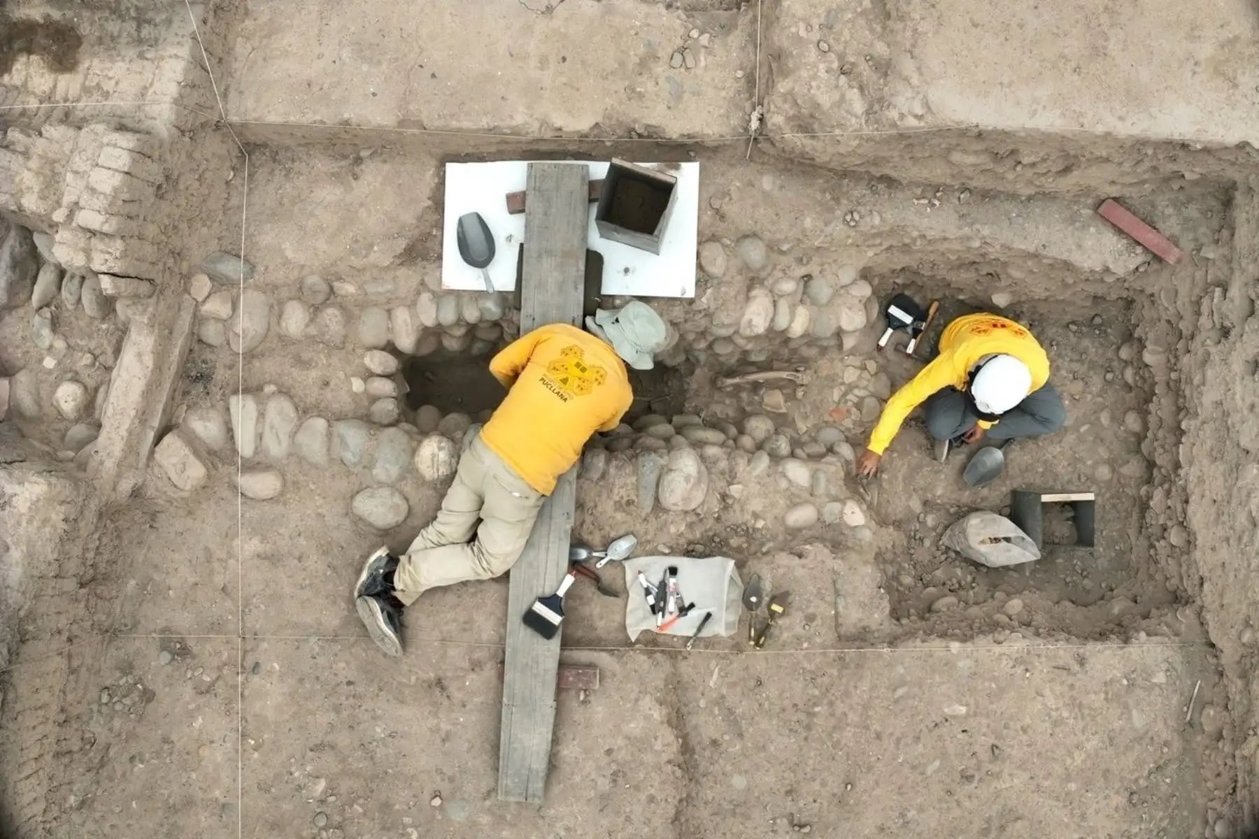 ¡Nuevo descubrimiento en la Huaca Pucllana! Hallan cuerpo de hace 1400 años que habría sido una ofrenda