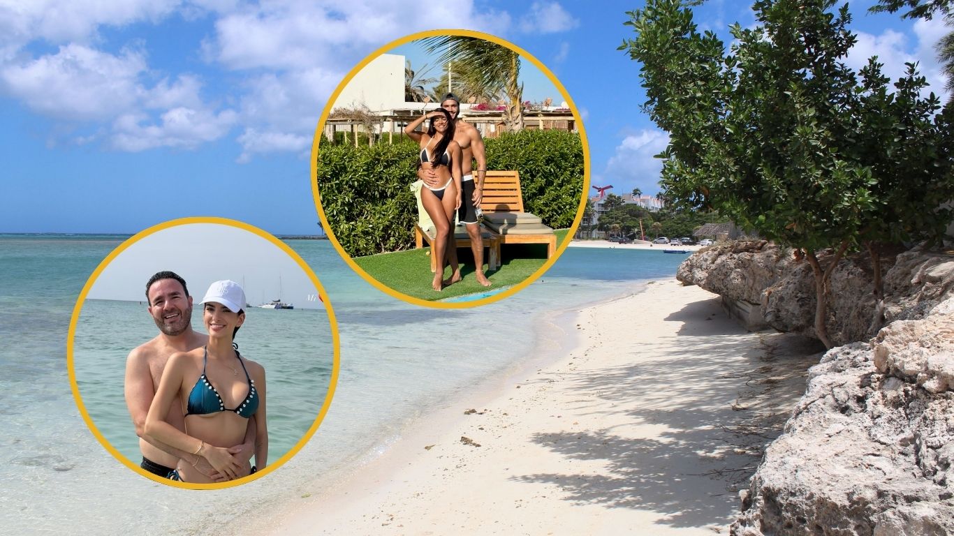 Mario Irivarren y Suheyn Cipriani disfrutan de viaje a Aruba con sus parejas