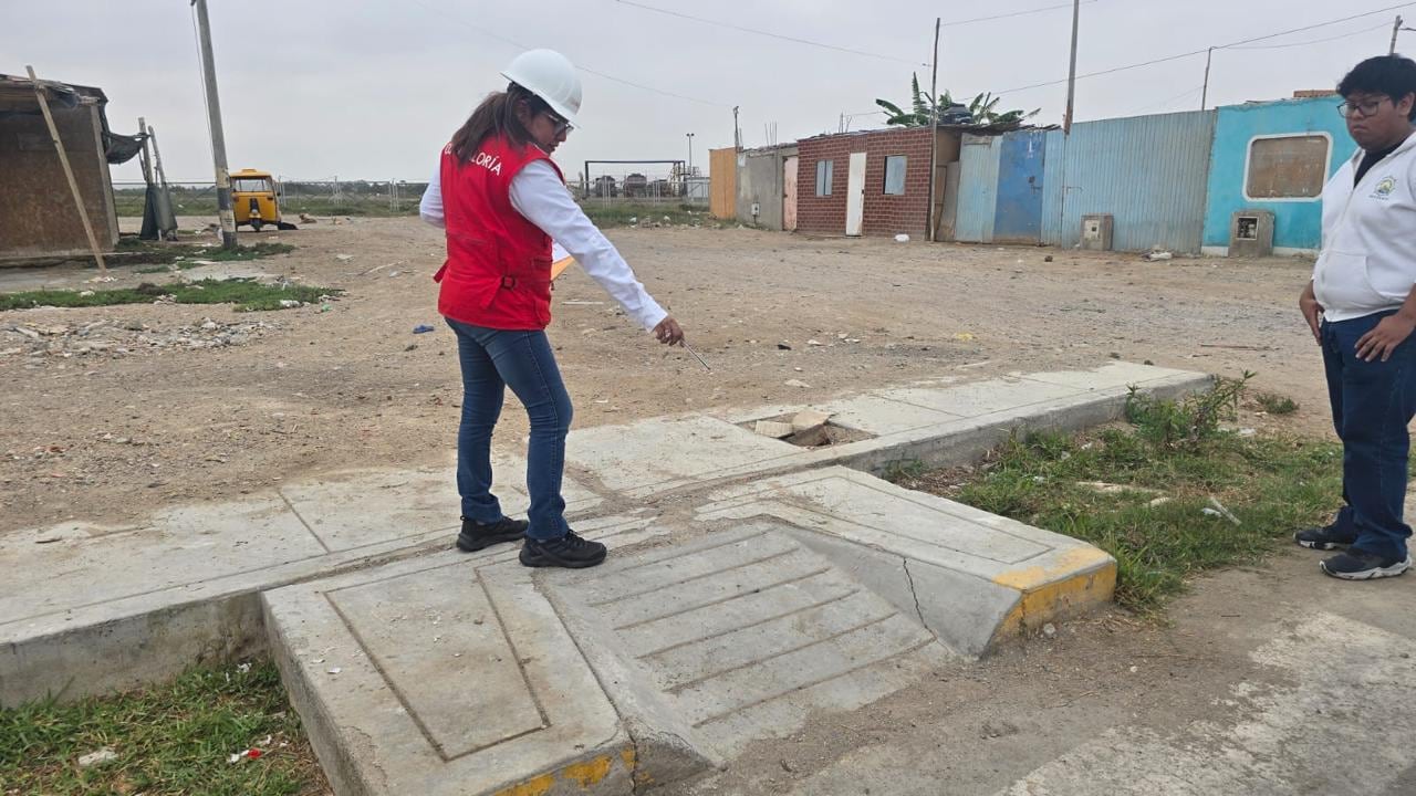 Pisco: Contraloría advierte riesgos en obra vial por más de S/4 millones que fue recepcionada en San Andrés
