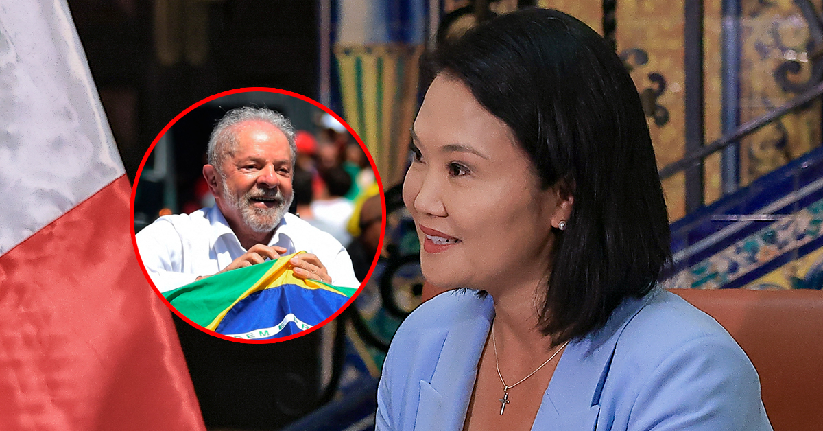 Presidenta Keiko Fujimori felicita a Lula da Silva tras su reelección como mandatario de Brasil