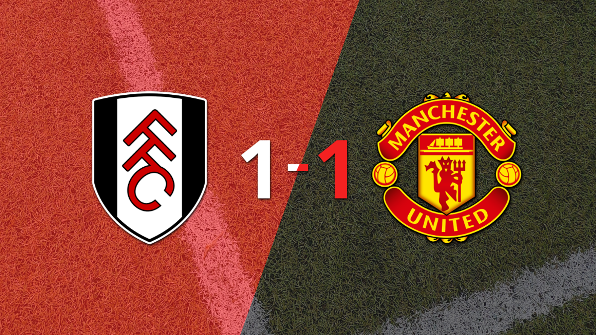 Premier League: Con un gol agónico, Matheus Cunha sentenció el empate entre Manchester United y Fulham