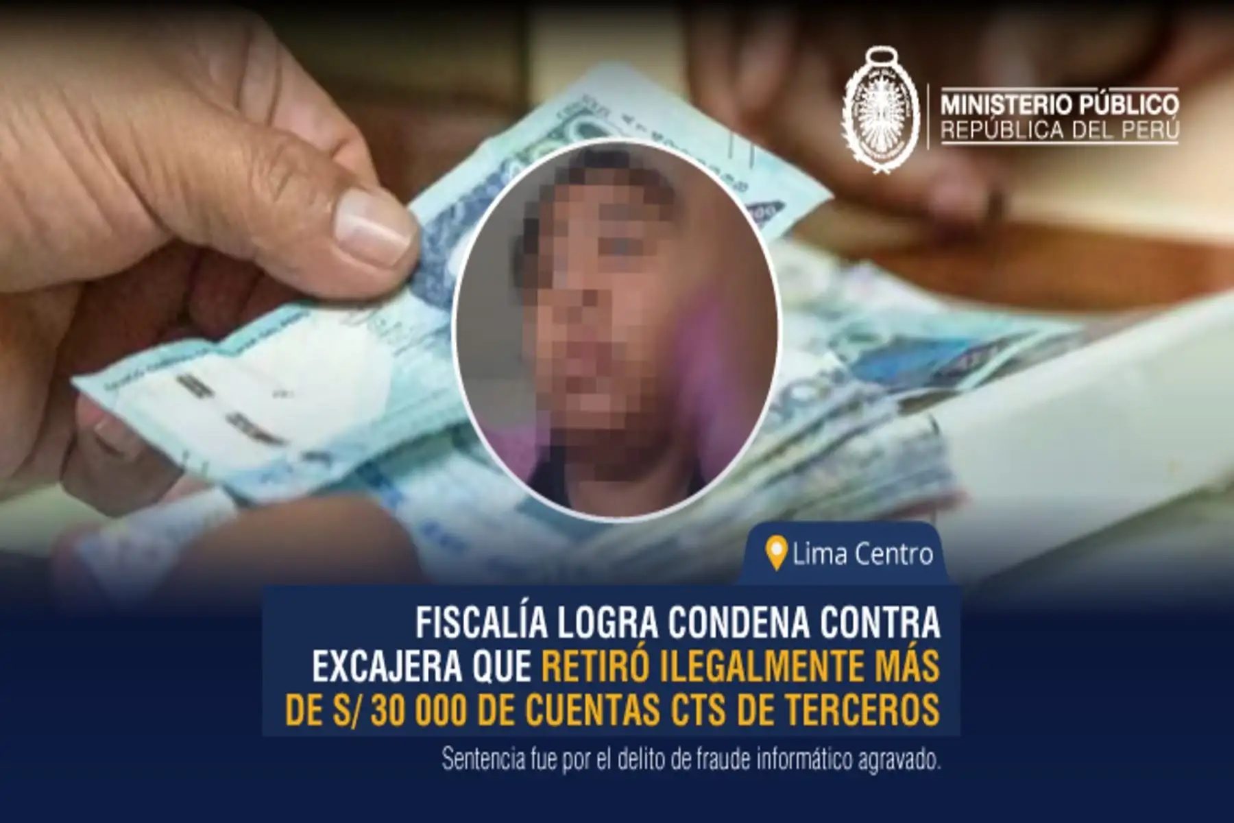 Condenan a excajera bancaria a 8 años y 10 meses por fraude informático agravado