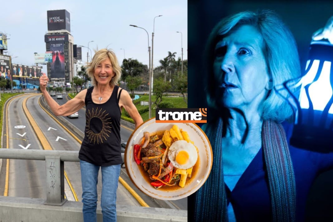 Lin Shaye: Famosa actriz de ‘La noche del demonio’ estuvo en la Vía Expresa, visitó la Huaca Pucllana y le encantó el lomo saltado