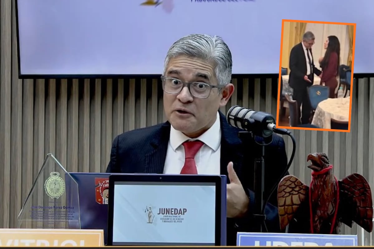 José Domingo Pérez responde por ‘ampay’ con jovencita: “Era una cena y se acercaron comensales a saludarme”