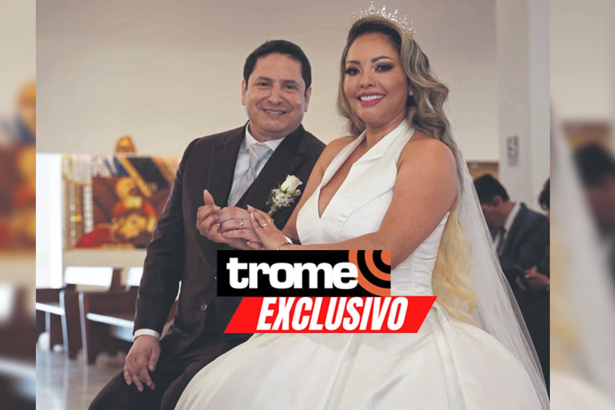 Vanessa Valencia dio el ‘sí, acepto’ con tremendo velo de novia de siete metros a lo Lady Diana