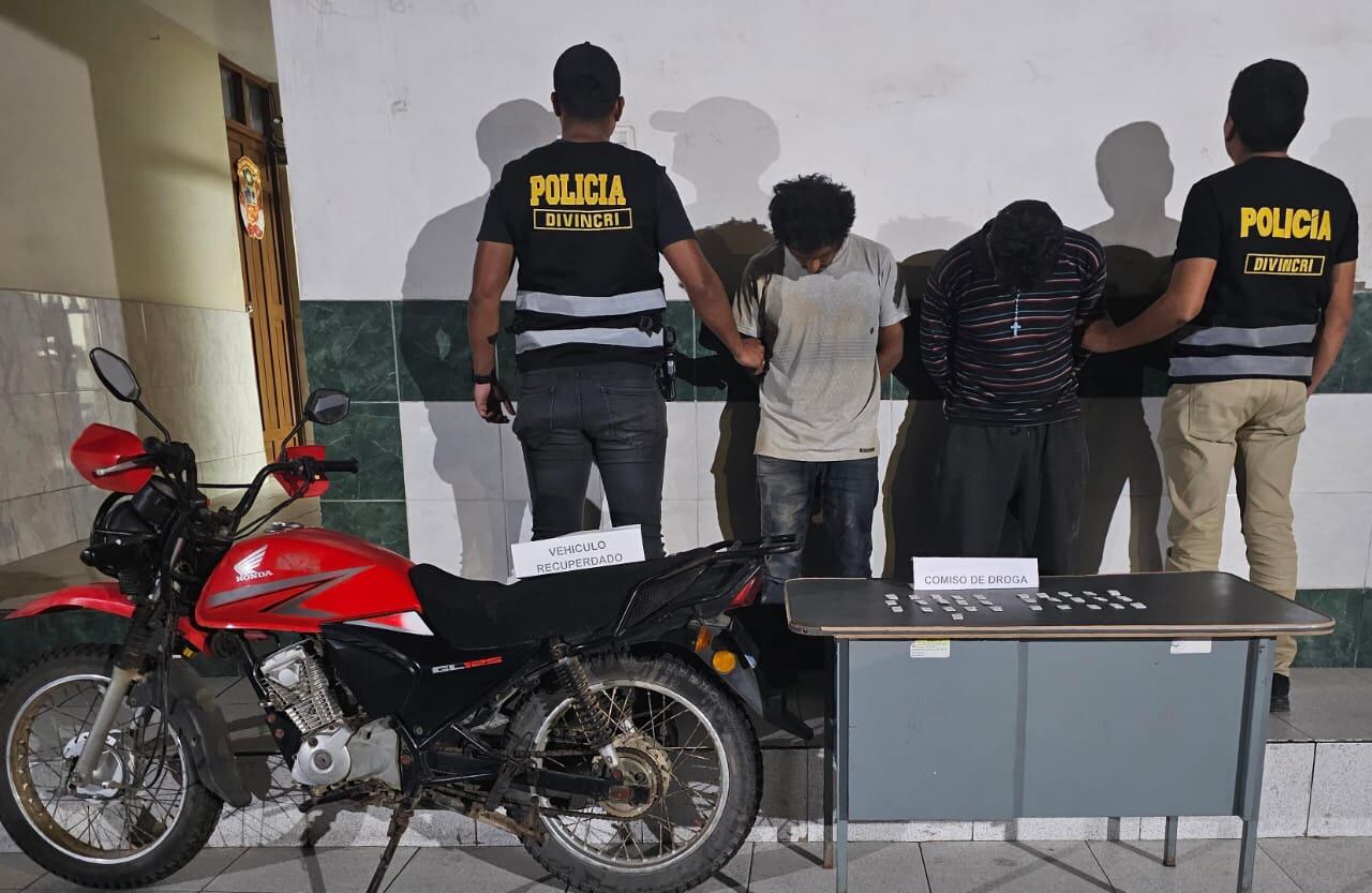 Detienen a hombres por intento de robo en vivienda y encuentran droga en Camaná