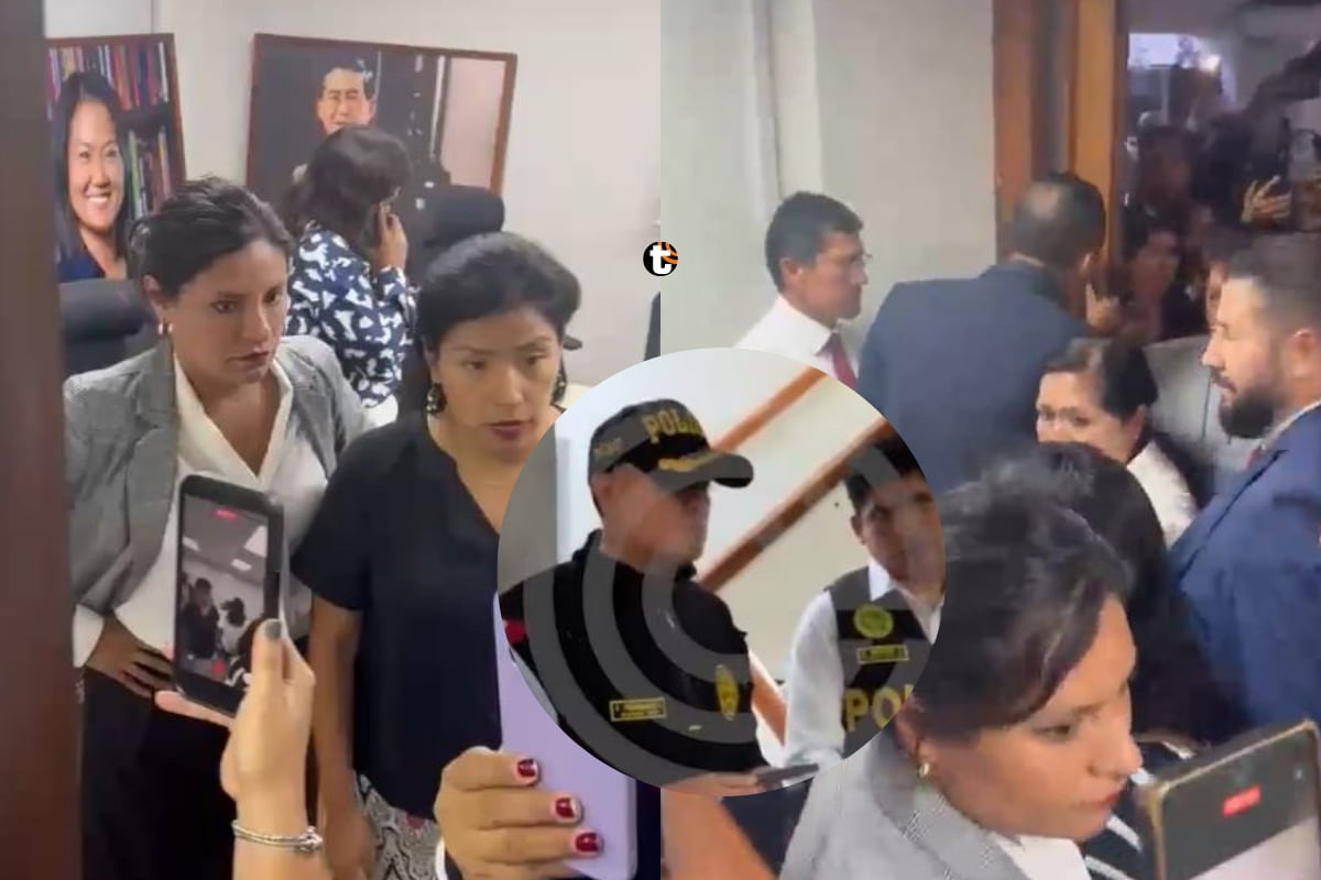 ¡Pleito por una oficina terminó con policías en el Congreso! Ahora Nación y Fuerza Popular protagonizaron fuerte disputa