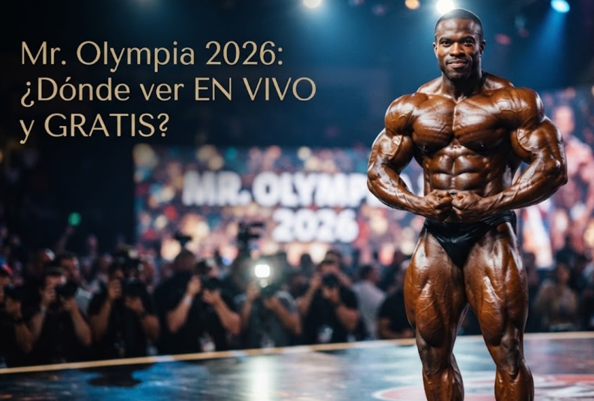 ▷ Olympia TV EN VIVO | Sigue transmisión Mr Olympia 2026 por Culturismo TV y PPV Online en Estados Unidos