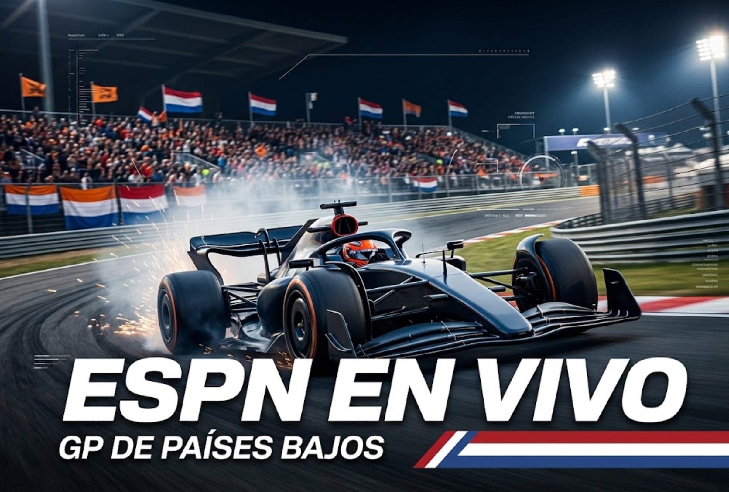 ESPN EN VIVO — Ver la carrera GP de Países Bajos por Disney Plus online