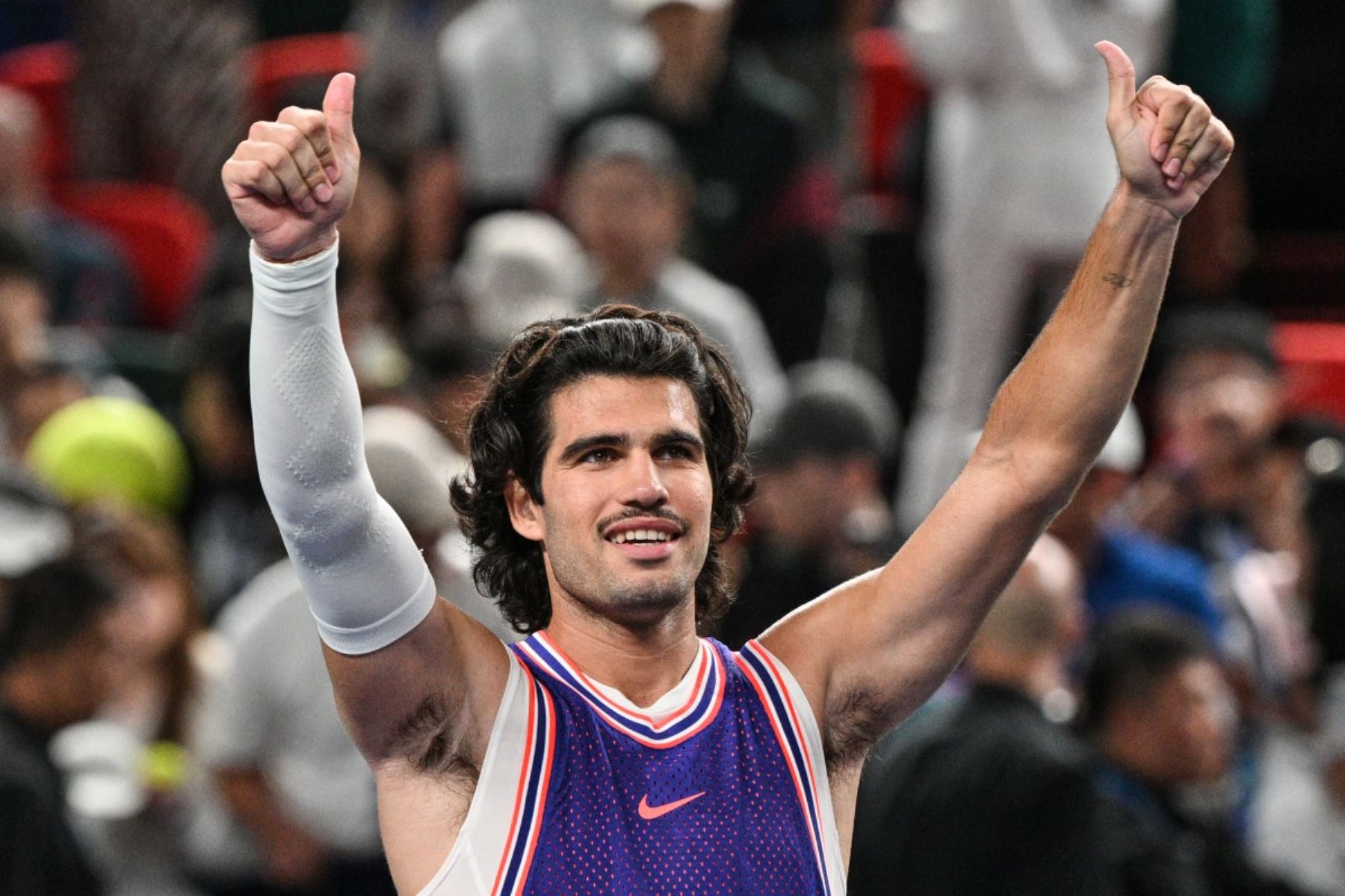 Debut victorioso: Carlos Alcaraz vence a Juan Cerúndolo en su entrada en liza en Shanghái