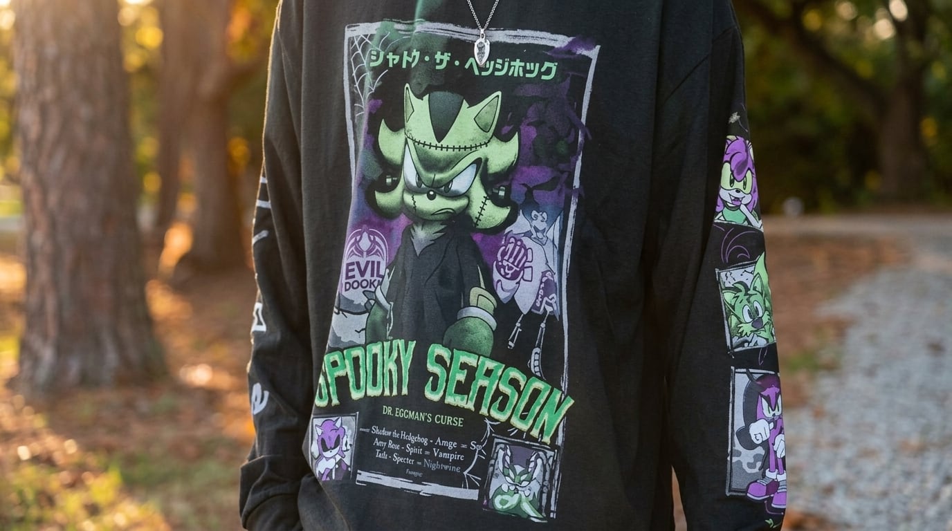 Sega lanza la colección de Halloween de Sonic por su 35° aniversario: polera de Frankenstein, pines temáticos y referencias a Sonic.EXE