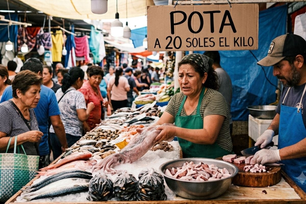 Precio de la pota se dispara a 20 soles el kilo y escasea en terminal pesquero: “No ha entrado, está carísimo”