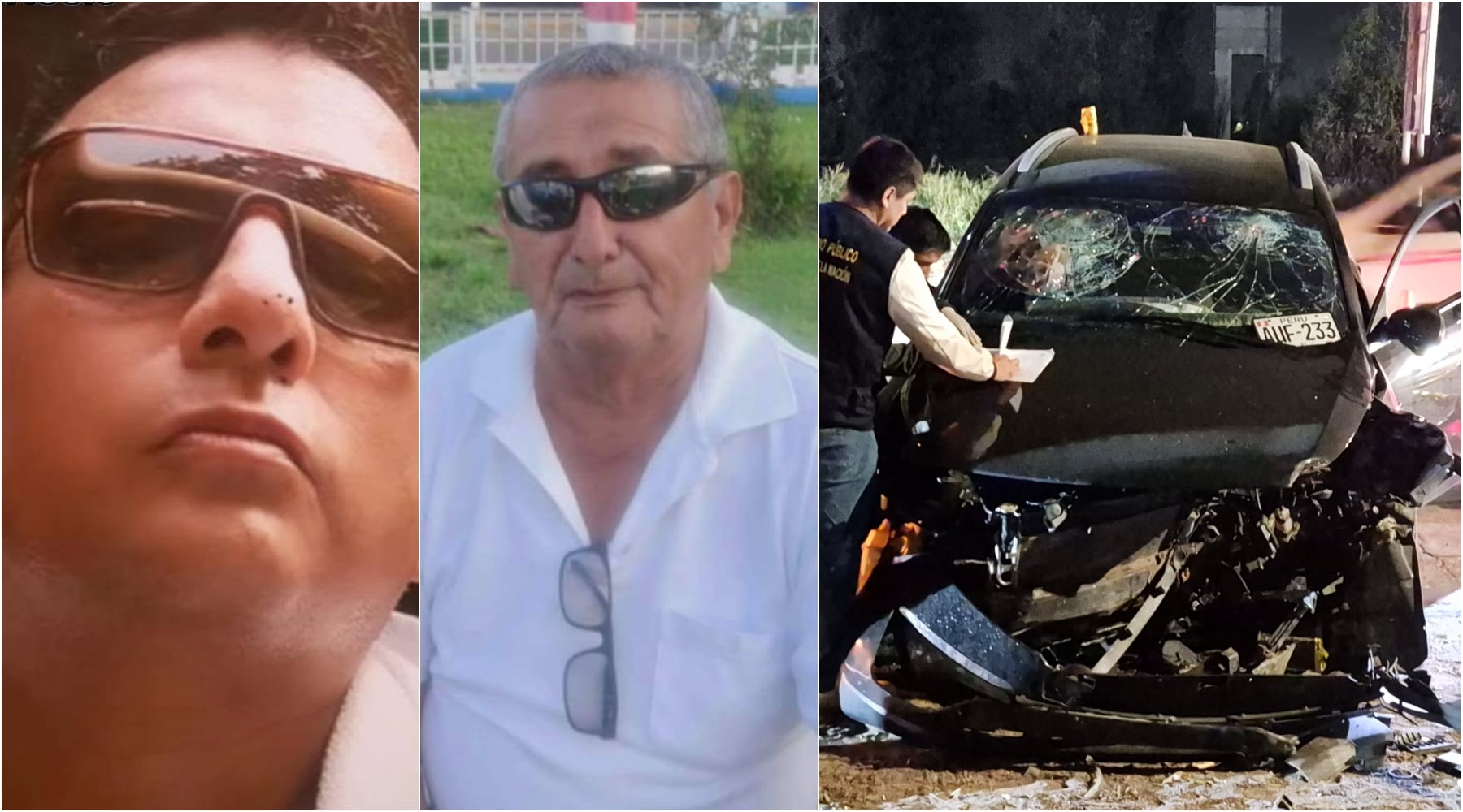 Ica: vehículo impacta contra árbol por la Panamericana Sur y dos hombres pierden la vida