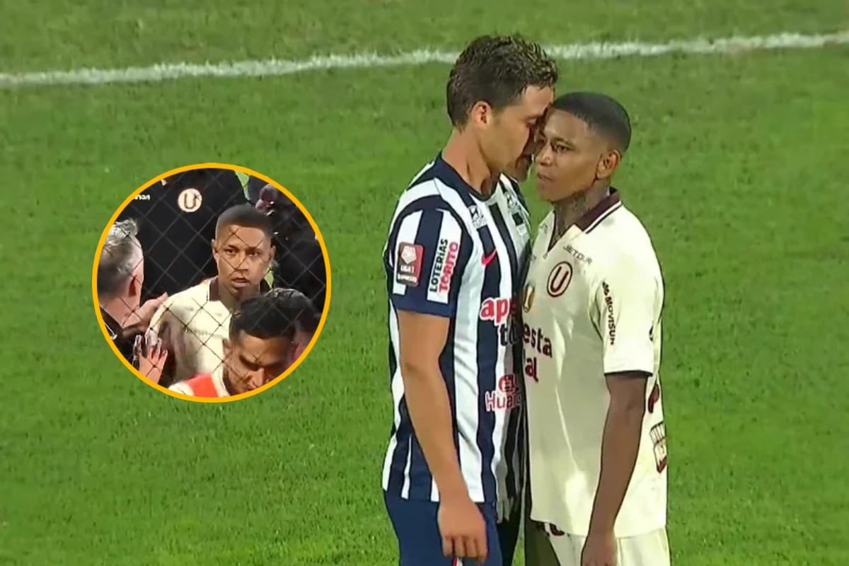 Los gestos de Andy Polo y Murrugarra ante los hinchas de Alianza Lima tras ganar el clásico en Matute
