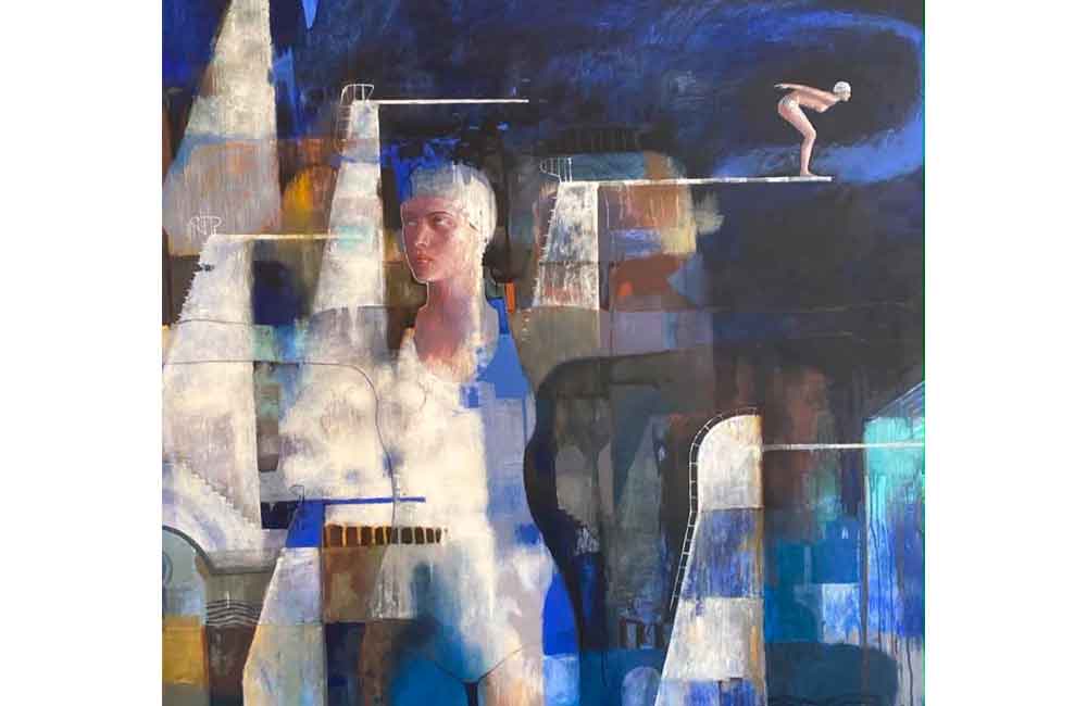 Lima en azul: ocho artistas retratan la ciudad desde el color y la memoria