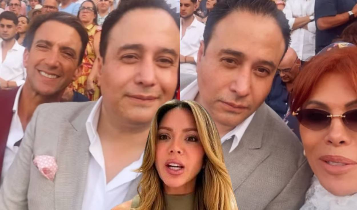 Magaly Medina reaparece en España y tiene inesperado encuentro con Antonio Pavón y 'Sir Winston', exparejas de Sheyla Rojas