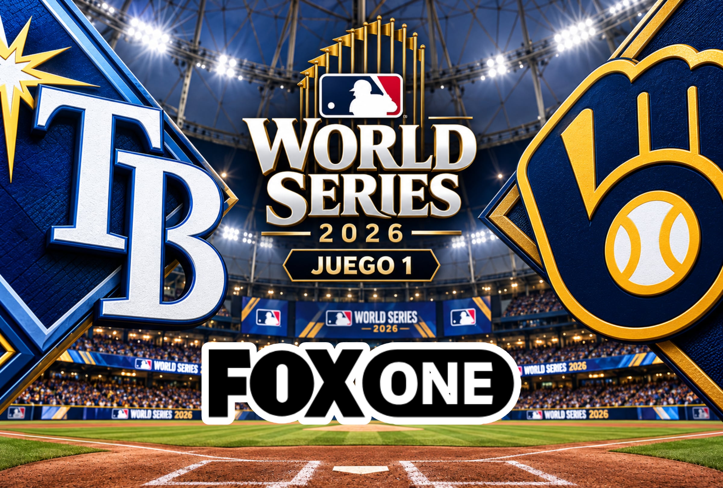 FOX EN VIVO — ver el Juego 1 de la Serie Mundial 2026: Rays vs. Brewers, por TV y online en México