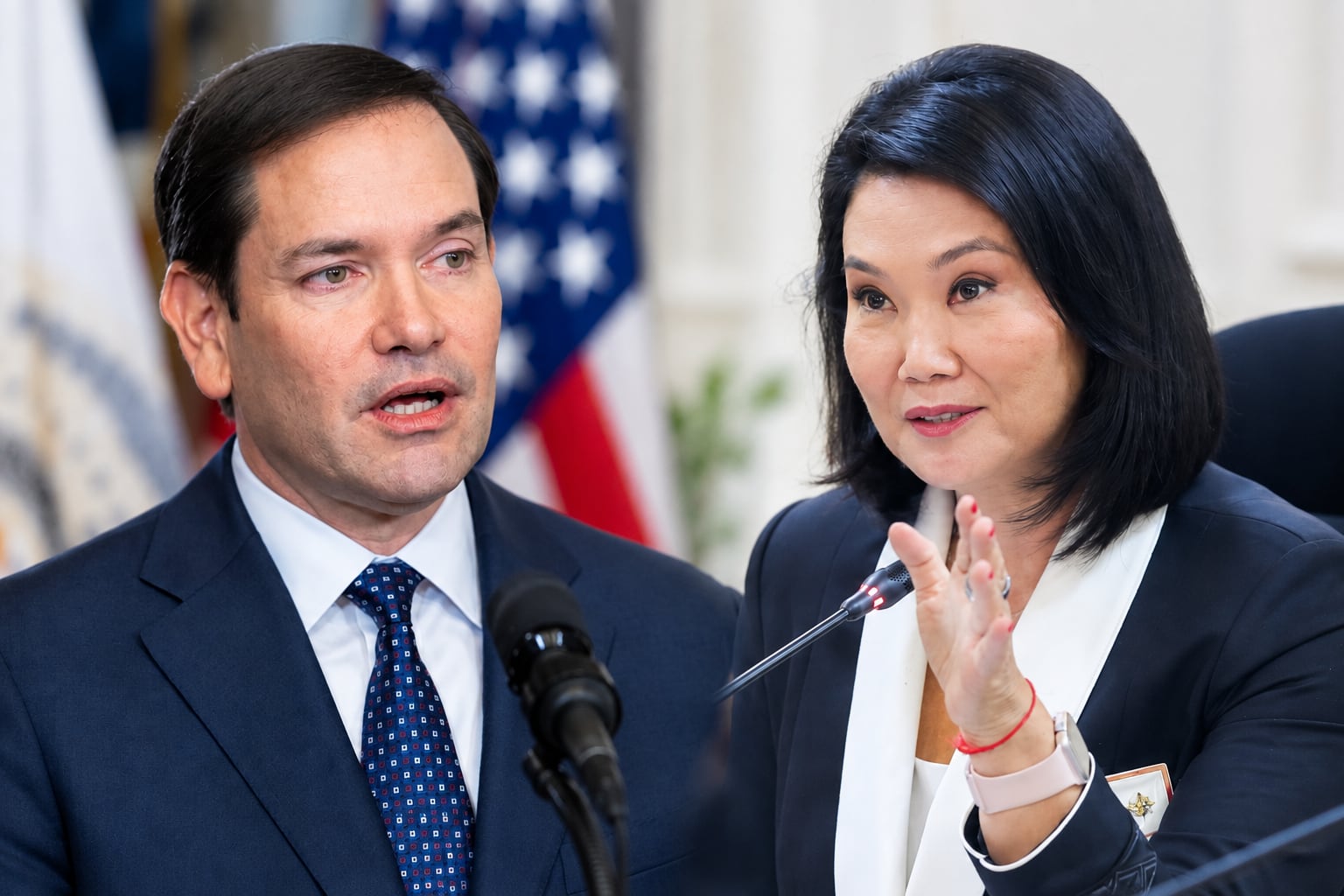 Marco Rubio en Perú: los temas que abordarán con Keiko Fujimori