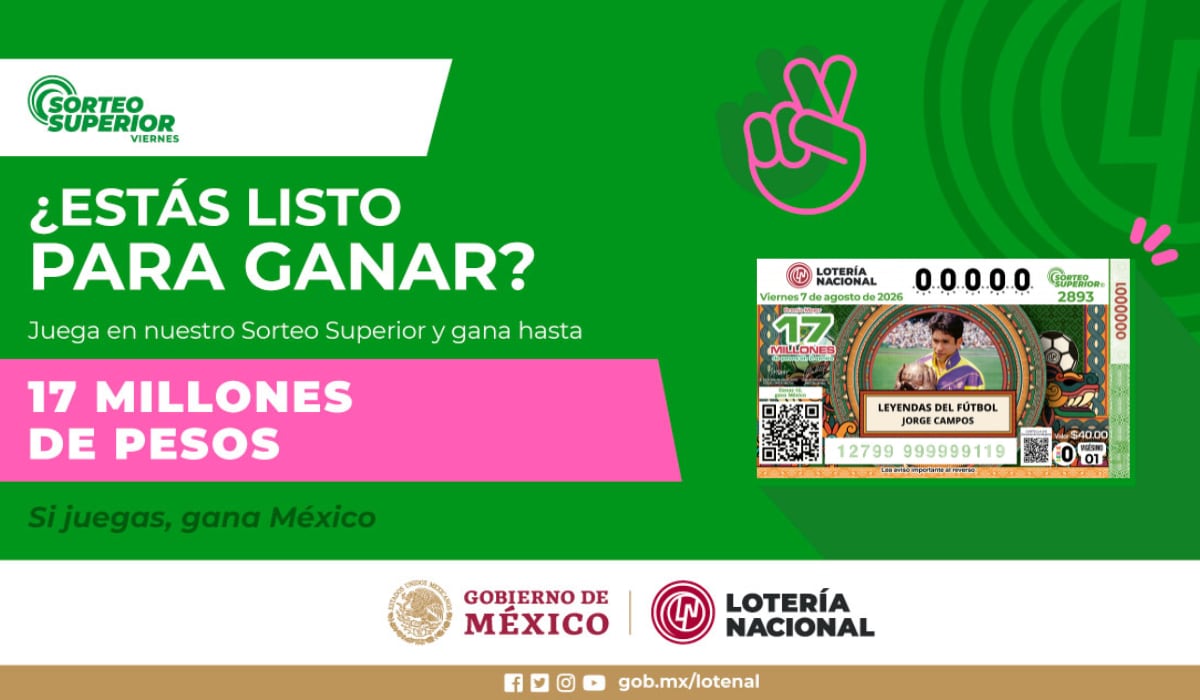 Resultados Sorteo Superior: premio mayor y transmisión de hoy, 14 de agosto
