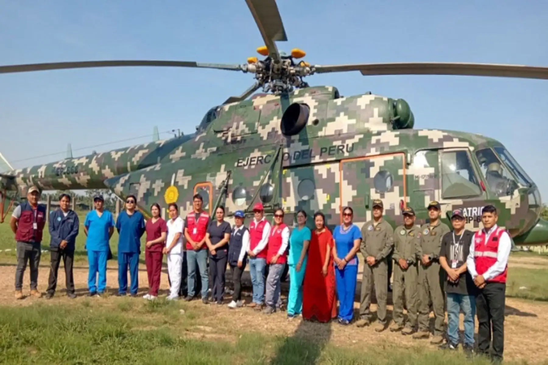 PIAS Aérea acerca servicios médicos y sociales a comunidades de Ucayali