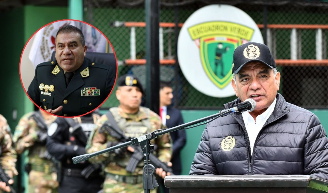 Ministro del Interior justifica continuidad de Óscar Arriola en la PNP: "El año pasado había 500 muertos más"