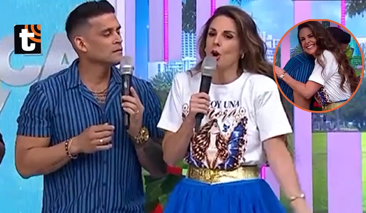 Rebeca Escribens se disculpa en vivo con Christian Domínguez tras llamarlo ‘adefesio’: “No sé qué pasó”