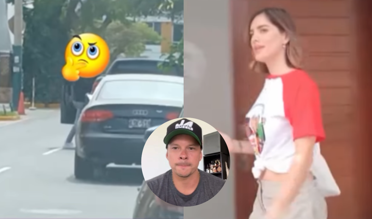 Ampayan a misterioso sujeto manejando la camioneta de Korina Rivadeneira y Magaly Medina lo expone