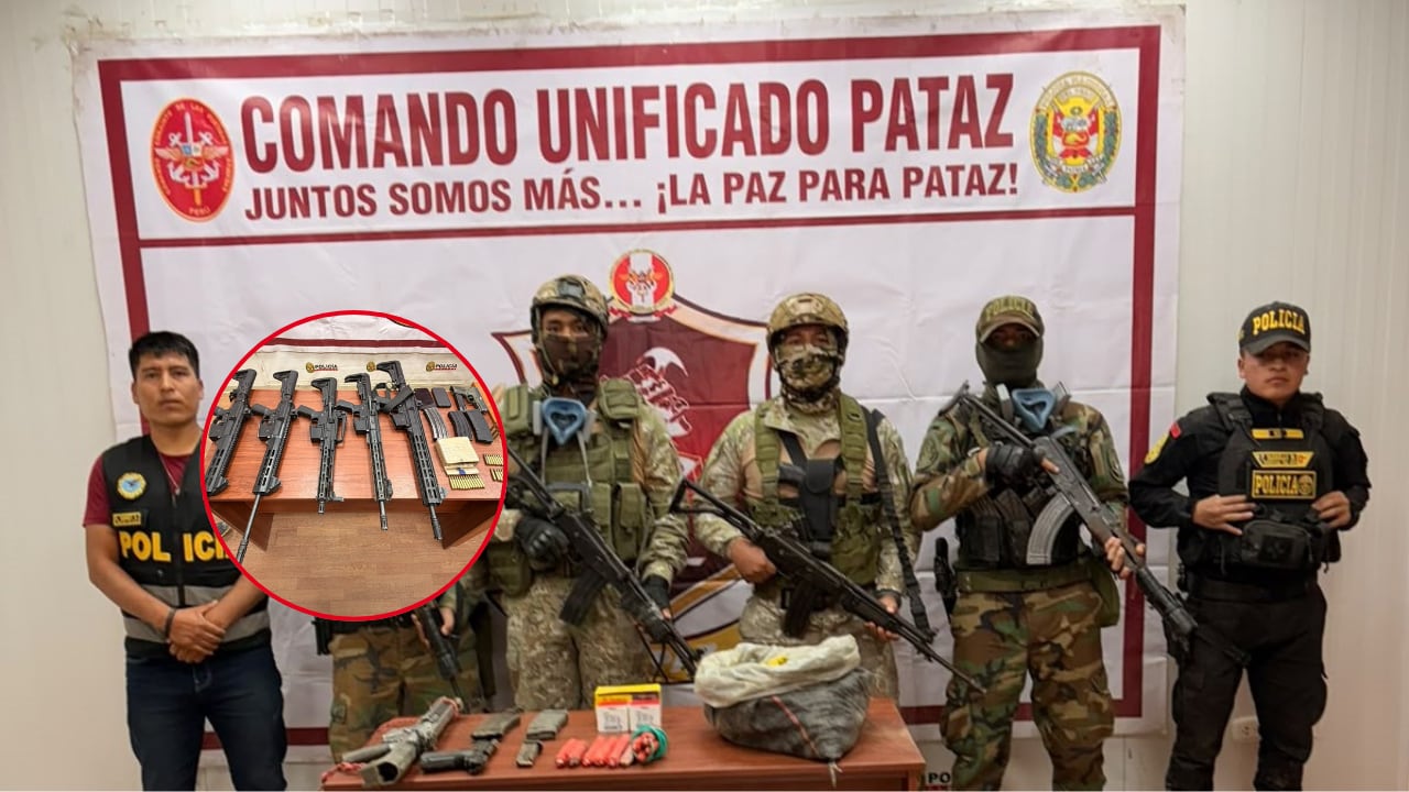 Operación “Camilo”: incautan más de mil explosivos y seis fusiles en Pataz