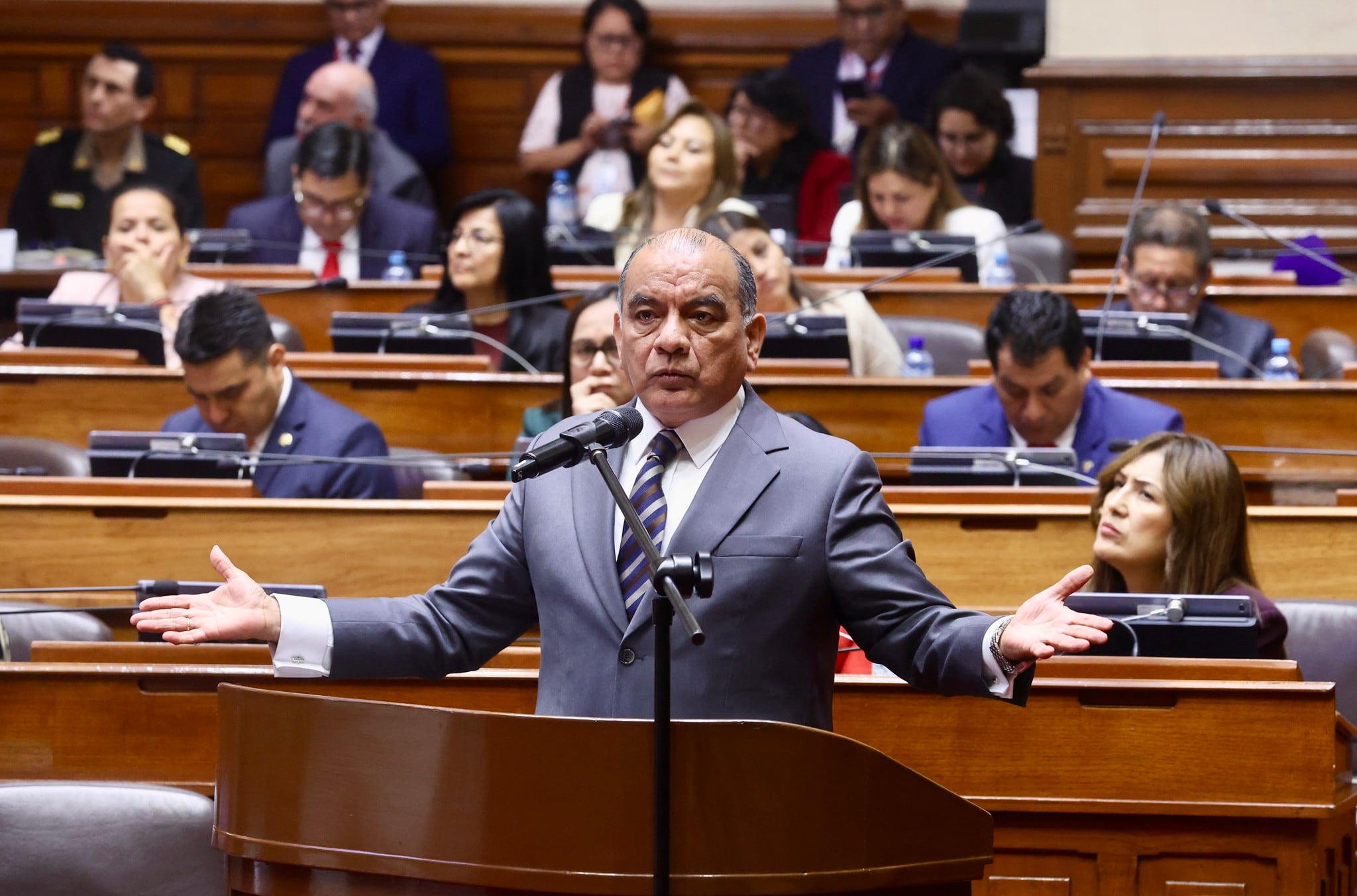 César Astudillo: presentan moción de censura contra ministro del Interior