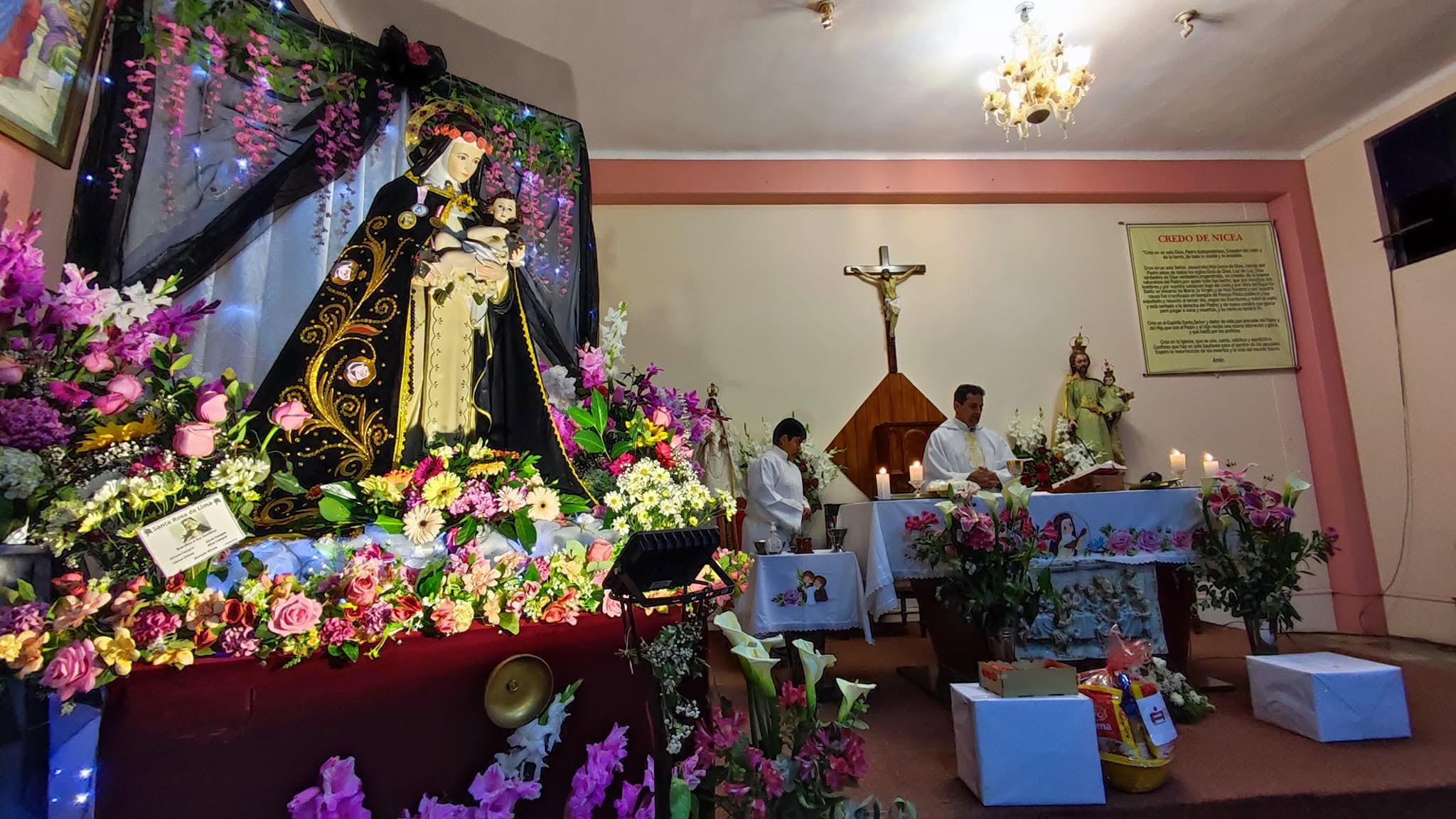 Tacna: Devotos conmemoran los 49 años de creación de la capilla Santa Rosa de Lima
