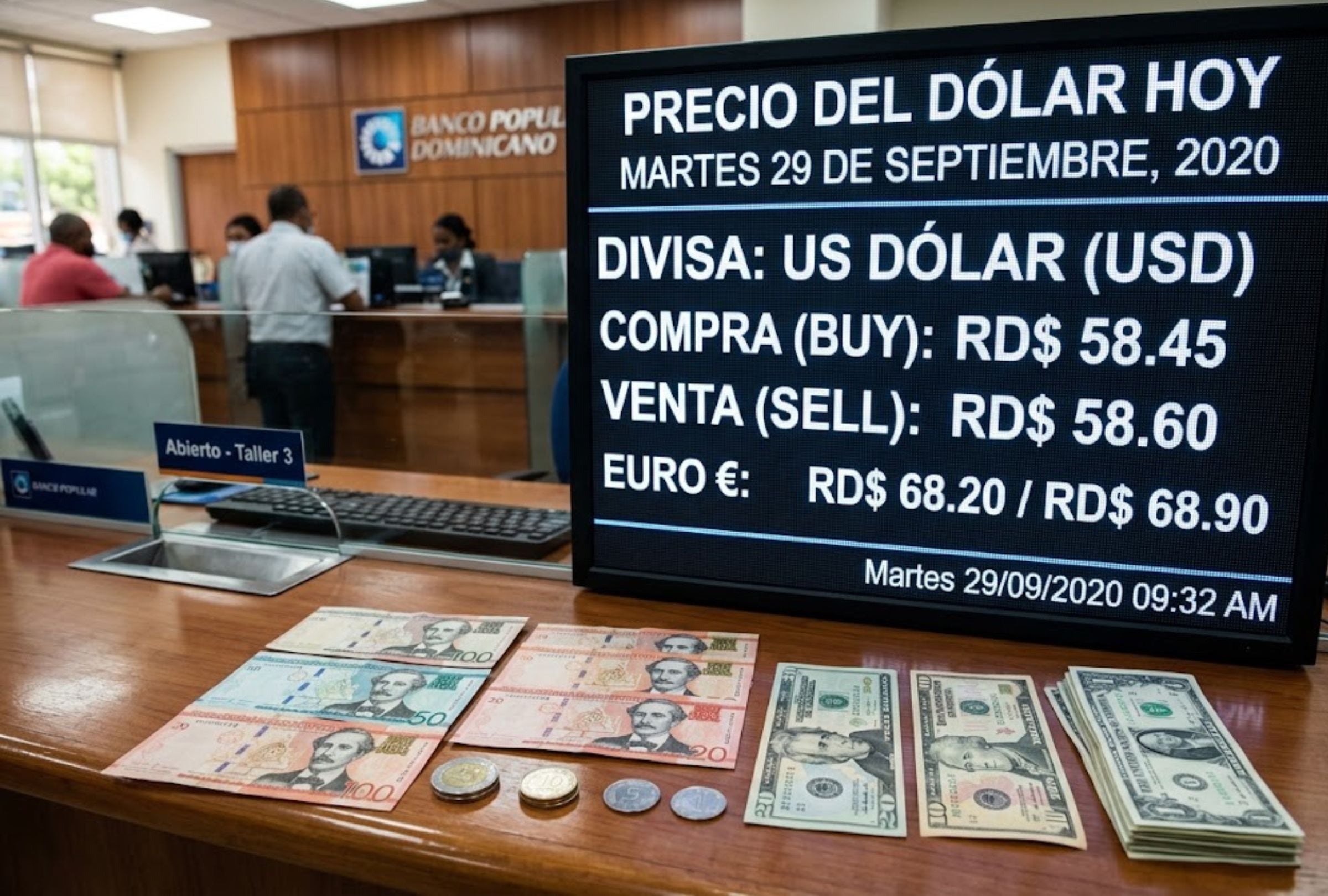 Precio del dólar en República Dominicana hoy, martes 29 de septiembre: cuánto cuesta el USD a DOP, compra y venta