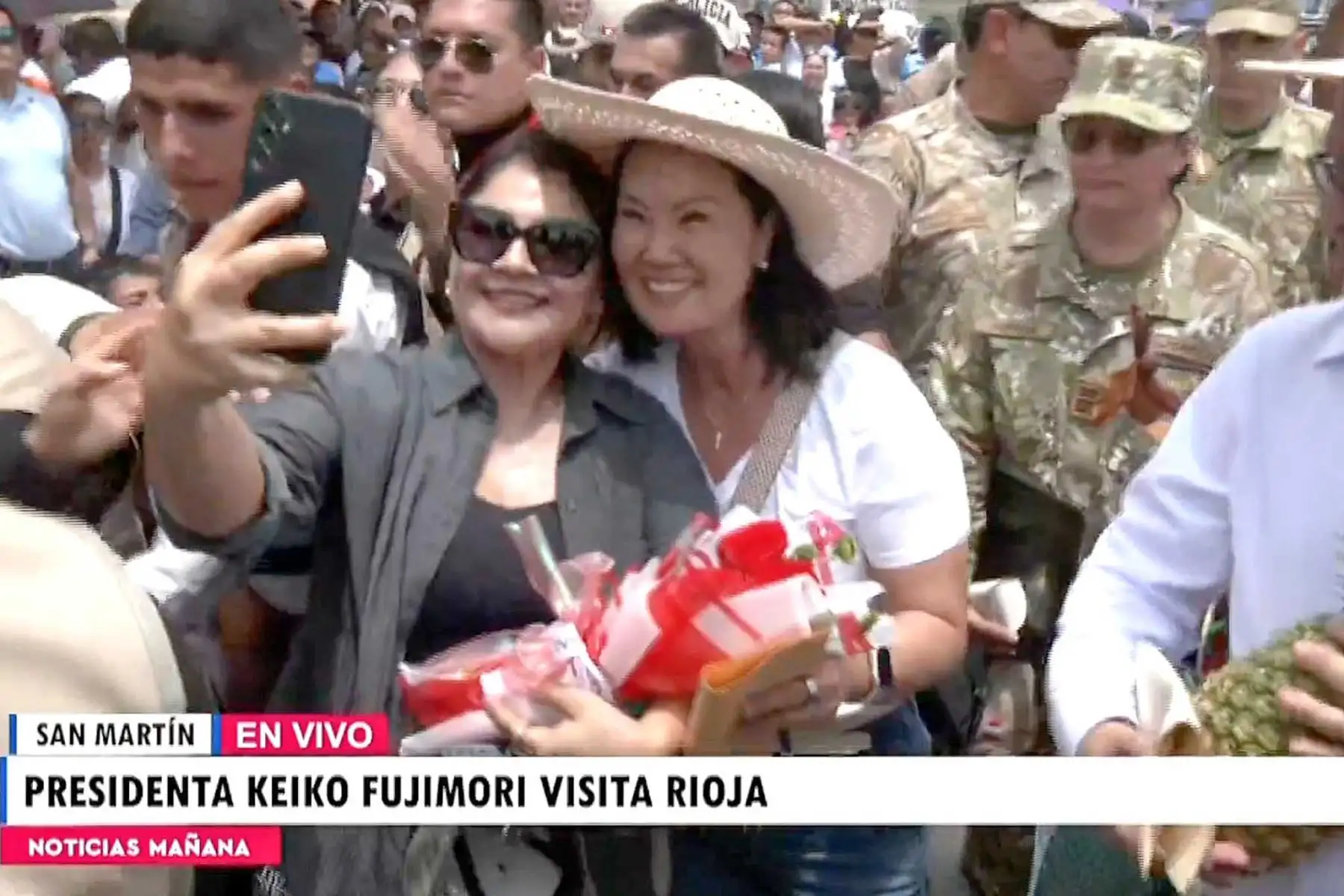 Presidenta Fujimori llegó a región San Martín para fortalecer apoyo a productores agrarios