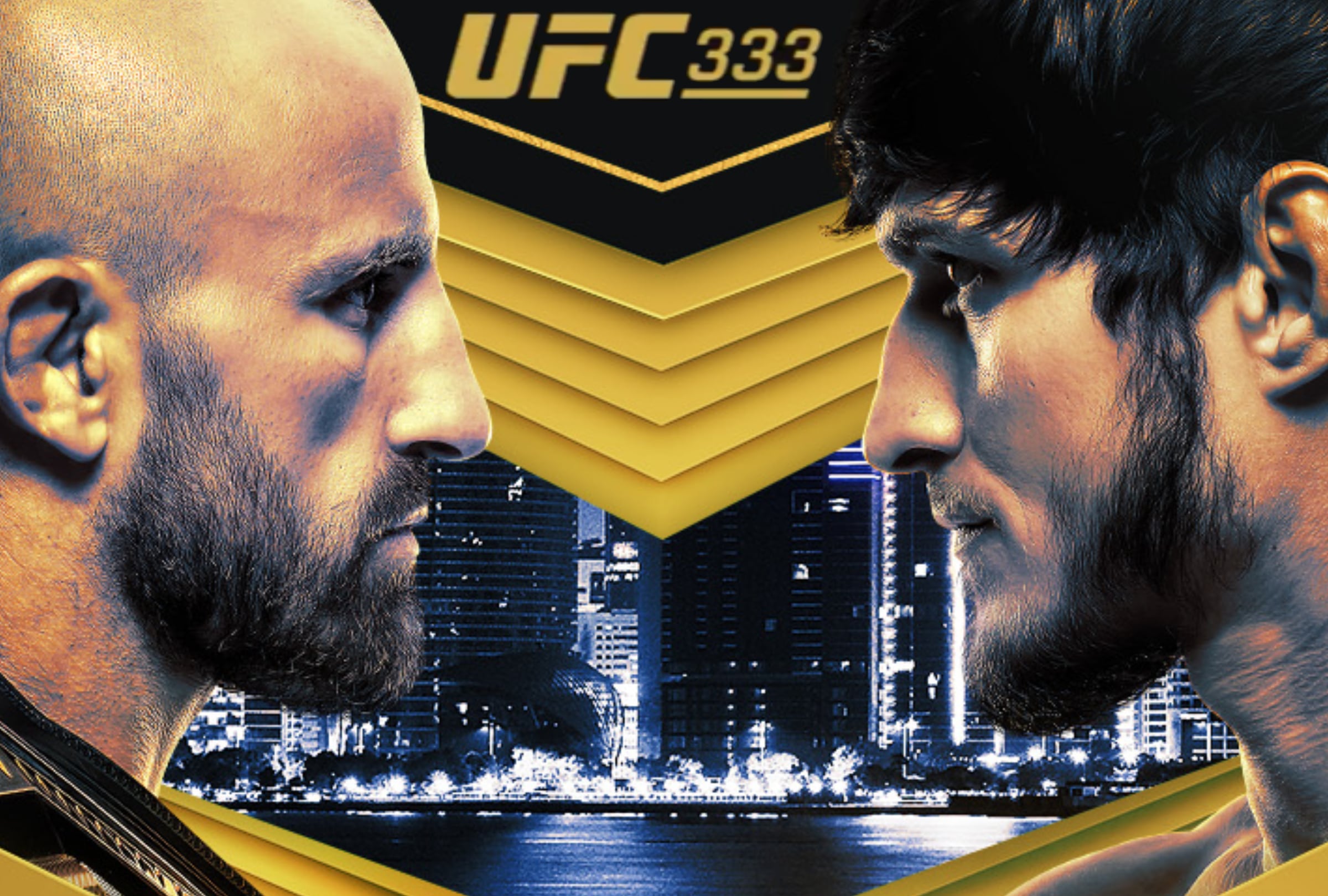 UFC EN VIVO — Ver UFC 333: Volkanovski vs. Evloev por TV online