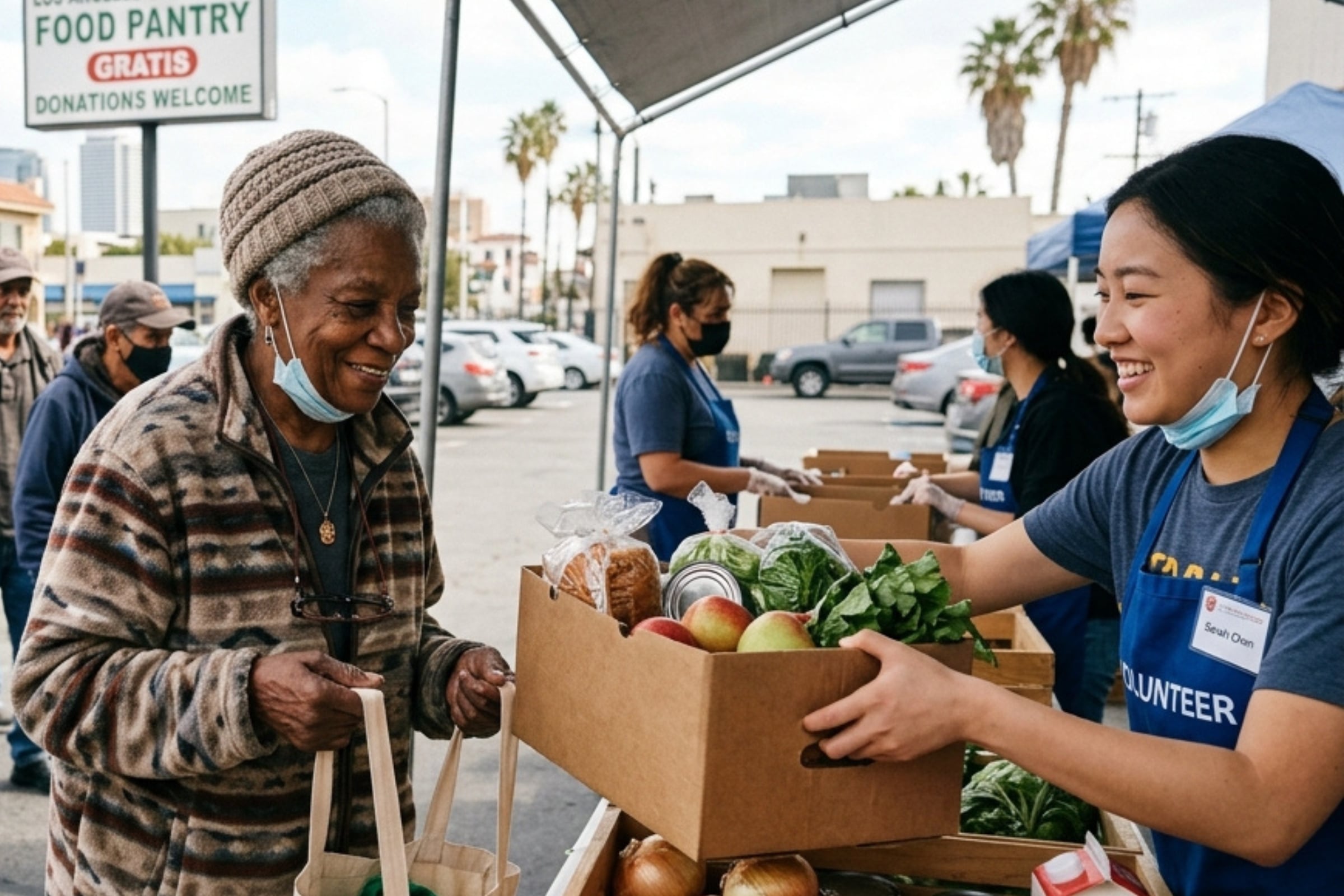 Los Ángeles entregará alimentos gratis a sus residentes del 21 al 24 de septiembre: horarios y despensas